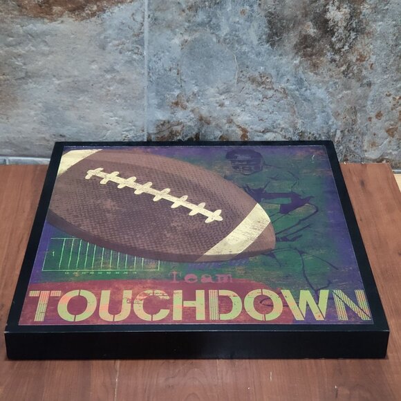 Hobby Lobby Football Sports Art Print Wall Hanging Decor - Picture 4 of 14